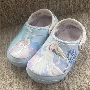 Crocs Kids' Disney Frozen II Fur Lined Clogs. Size 12.